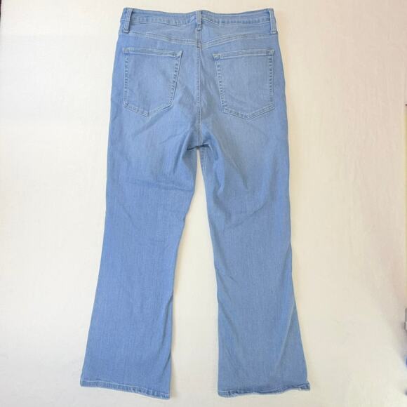 Frame Women's‎ Integrity Light Blue Wash Denim Crop Jeans Size 31 - Picture 2 of 9